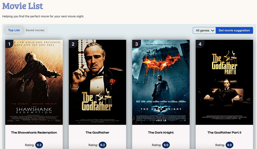 Movie List thumbnail